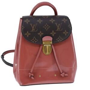 LOUIS VUITTON Monogram Vernis Hot Springs Backpack Pink M53545